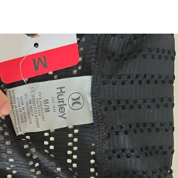 Hurley Women's 2 Piece Crochet Cover Up Set Shirt & Pants Swim Beach Outfit M NW - Picture 4 of 11